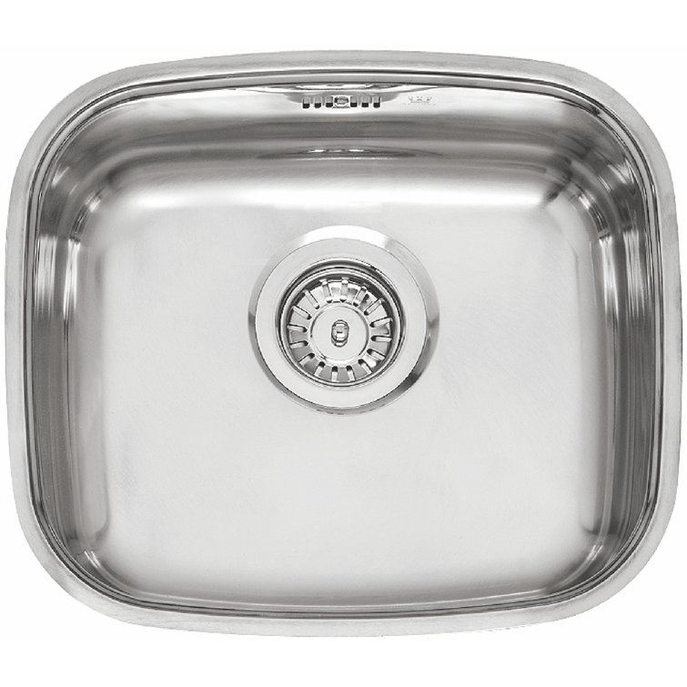 Reginox 380Mm W Single Bowl Stainless Steel Inset Kitchen Sink